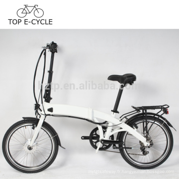 TOP vélo électrique 250W moyeu de roue moteur vert vélo pliant électrique